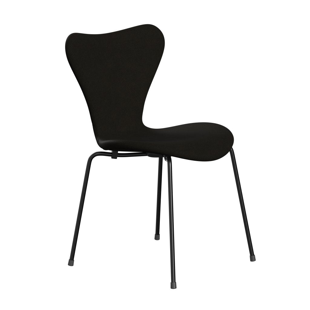 [product_category]-Fritz Hansen 3107 Chair Full Upholstery, Black/Fame Dark-Fritz Hansen-3107FU-F61134-DRBL-FRI-2