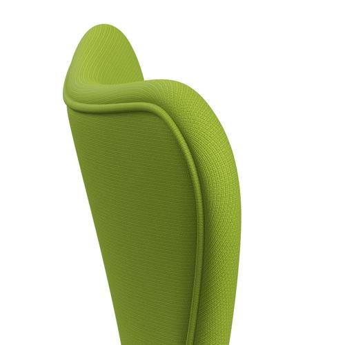 [product_category]-Fritz Hansen 3107 Chair Full Upholstery, Black/Fame Neon Green-Fritz Hansen-3107FU-F68144-DRBL-FRI-5