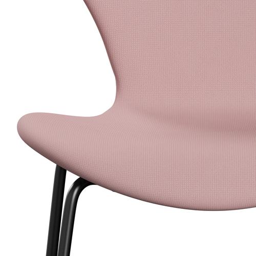 [product_category]-Fritz Hansen 3107 Chair Full Upholstery, Black/Fame Warm Purple-Fritz Hansen-3107FU-F64169-DRBL-FRI-6