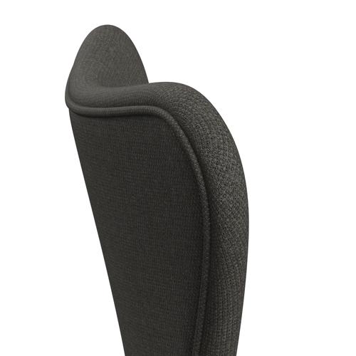 [product_category]-Fritz Hansen 3107 Chair Full Upholstery, Black/Fiord Dark Grey/Stone-Fritz Hansen-3107FU-FIO371-DRBL-FRI-5