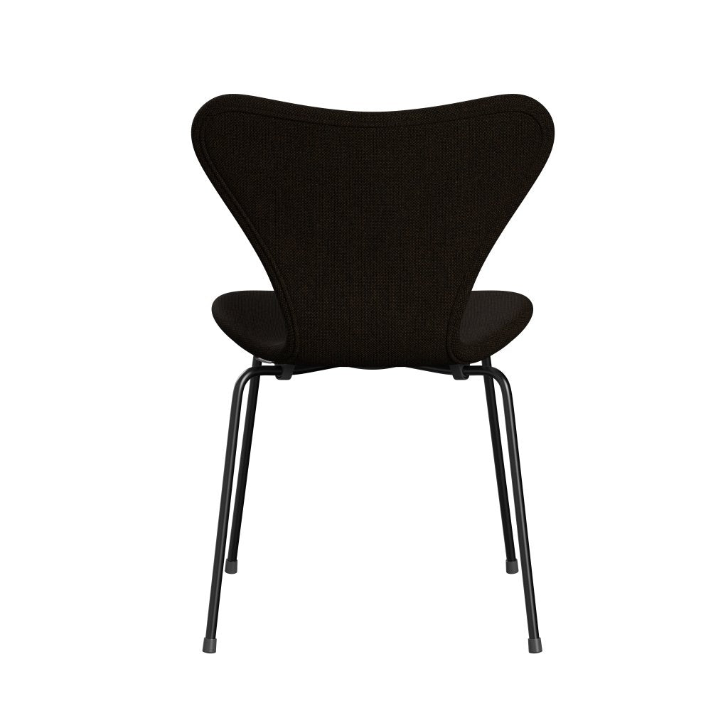 [product_category]-Fritz Hansen 3107 Chair Full Upholstery, Black/Hallingdal Black/Brown-Fritz Hansen-3107FU-HAL370-DRBL-FRI-4