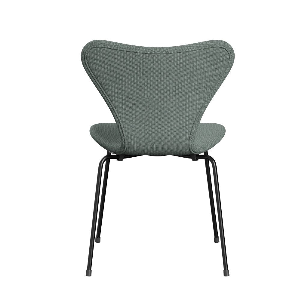 [product_category]-Fritz Hansen 3107 Chair Full Upholstery, Black/Re Wool Light Aquamarine/Natural-Fritz Hansen-3107FU-REW868-DRBL-FRI-4