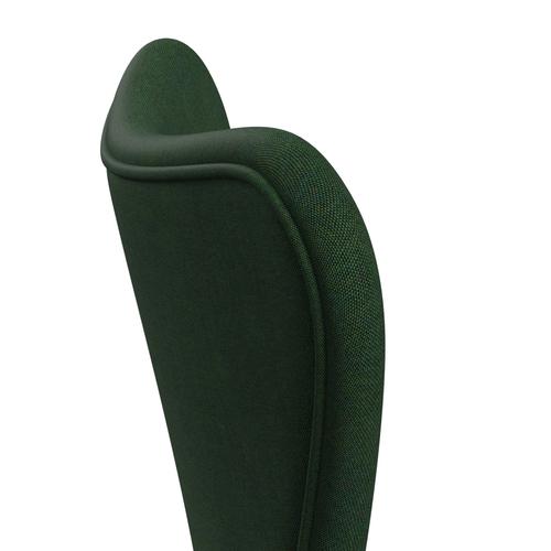 [product_category]-Fritz Hansen 3107 Chair Full Upholstery, Black/Remix Grass Green-Fritz Hansen-3107FU-REM982-DRBL-FRI-5