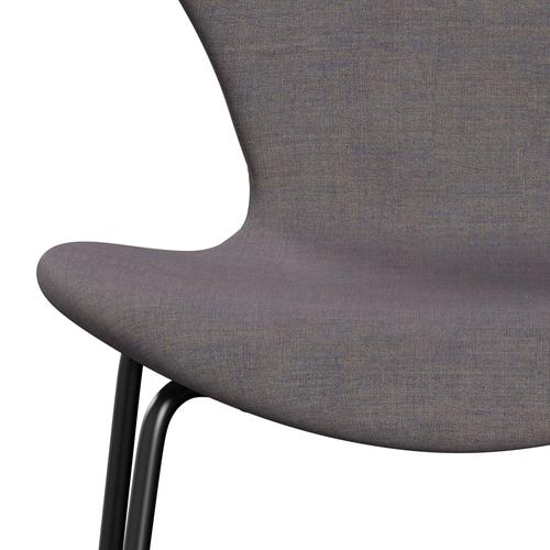 [product_category]-Fritz Hansen 3107 Chair Full Upholstery, Black/Remix Pink Blue-Fritz Hansen-3107FU-REM722-DRBL-FRI-6