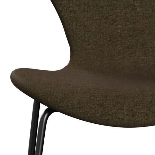 [product_category]-Fritz Hansen 3107 Chair Full Upholstery, Black/Remix Wintergreen-Fritz Hansen-3107FU-REM954-DRBL-FRI-6