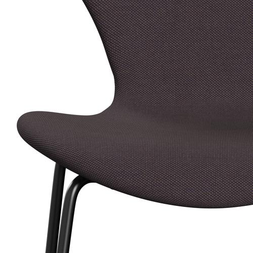 [product_category]-Fritz Hansen 3107 Chair Full Upholstery, Black/Steelcut Trio Brown-Fritz Hansen-3107FU-STR283-DRBL-FRI-6