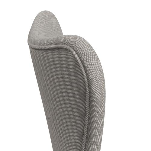 [product_category]-Fritz Hansen 3107 Chair Full Upholstery, Black/Steelcut Trio White & Grey-Fritz Hansen-3107FU-STR205-DRBL-FRI-5