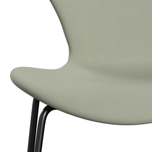 [product_category]-Fritz Hansen 3107 Chair Full Upholstery, Black/Steelcut Turquoise Light-Fritz Hansen-3107FU-STI935-DRBL-FRI-6