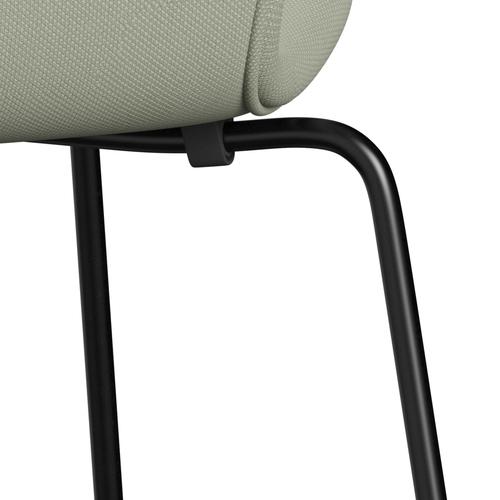 [product_category]-Fritz Hansen 3107 Chair Full Upholstery, Black/Steelcut Turquoise Light-Fritz Hansen-3107FU-STI935-DRBL-FRI-7