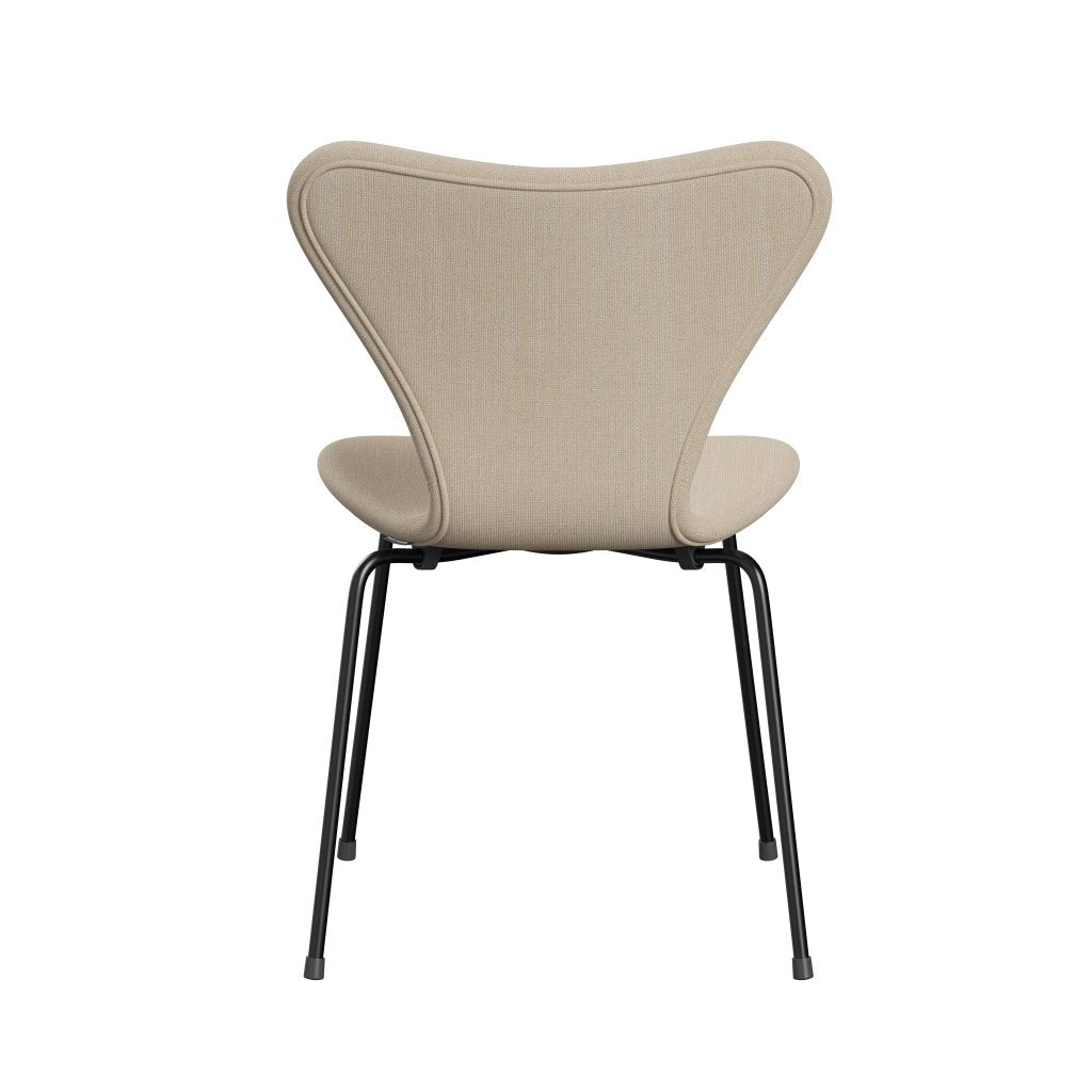 [product_category]-Fritz Hansen 3107 Chair Full Upholstery, Black/Sunniva 2 Cream/Sand-Fritz Hansen-3107FU-SV423-DRBL-FRI-4