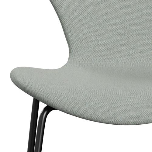 [product_category]-Fritz Hansen 3107 Chair Full Upholstery, Black/Sunniva 2 Mint Green-Fritz Hansen-3107FU-SV132-DRBL-FRI-6