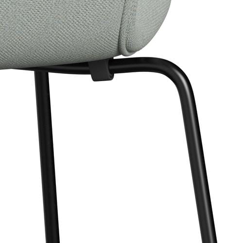 [product_category]-Fritz Hansen 3107 Chair Full Upholstery, Black/Sunniva 2 Mint Green-Fritz Hansen-3107FU-SV132-DRBL-FRI-7