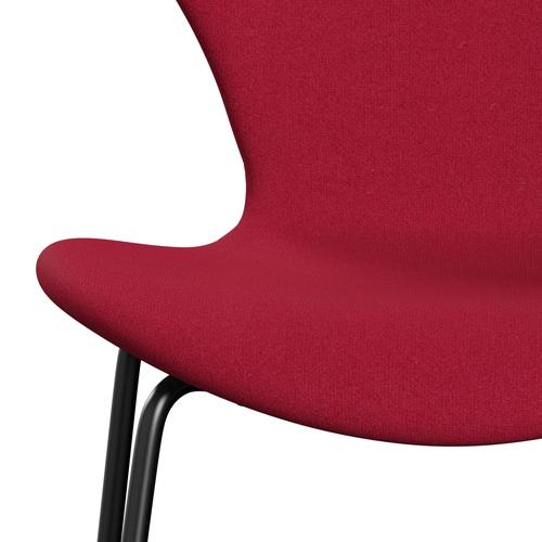 [product_category]-Fritz Hansen 3107 Chair Full Upholstery, Black/Tonus Cherry-Fritz Hansen-3107FU-TON654-DRBL-FRI-6