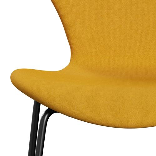 [product_category]-Fritz Hansen 3107 Chair Full Upholstery, Black/Tonus Mustard-Fritz Hansen-3107FU-TON440-DRBL-FRI-6