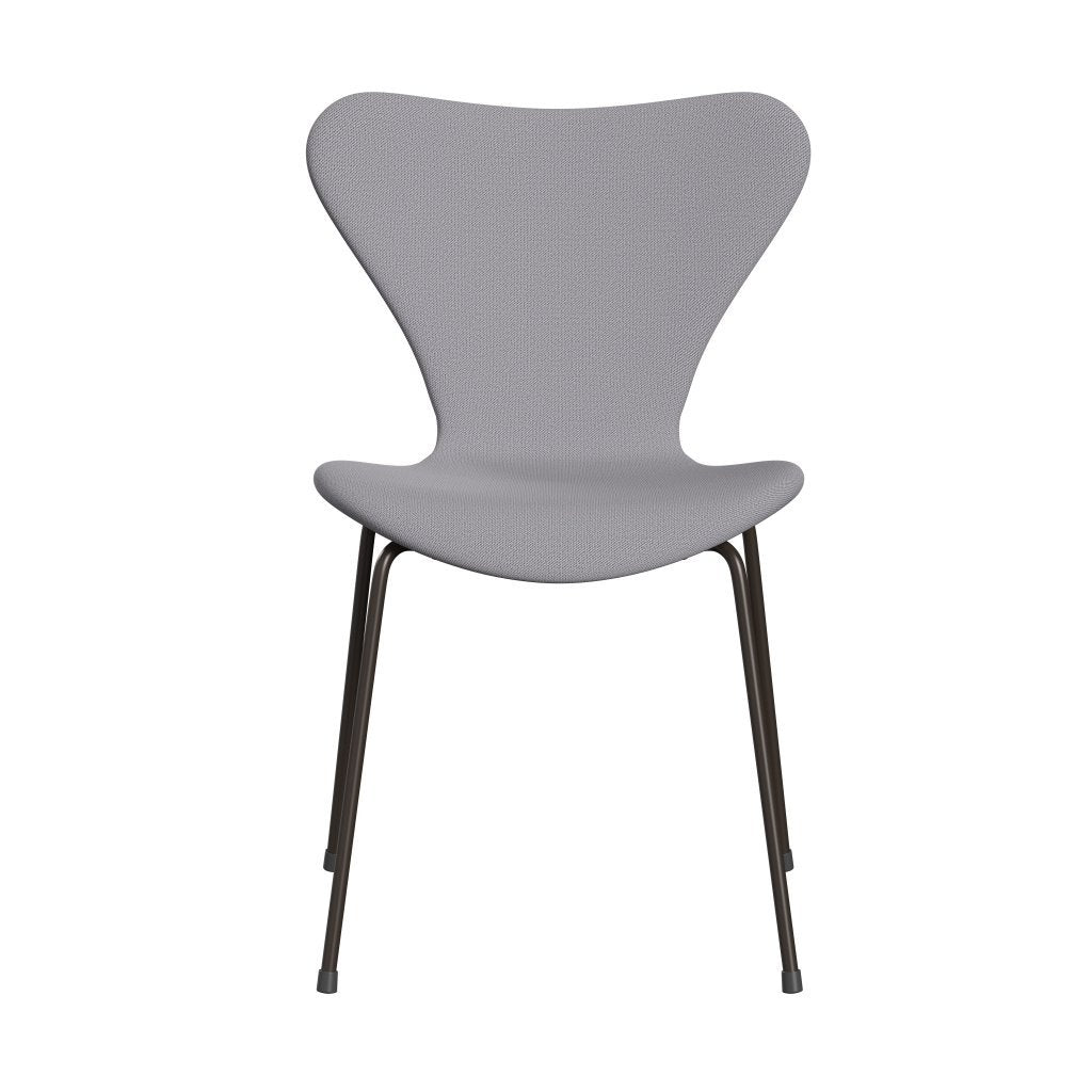 [product_category]-Fritz Hansen 3107 Chair Full Upholstery, Brown Bronze/Capture Light Grey-Fritz Hansen-3107FU-CP4102-DBPC-FRI-1