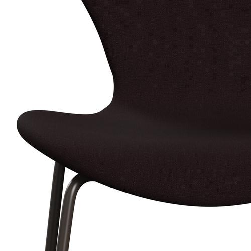 [product_category]-Fritz Hansen 3107 Chair Full Upholstery, Brown Bronze/Christianshavn Dark Red Uni-Fritz Hansen-3107FU-CH1142-DBPC-FRI-5