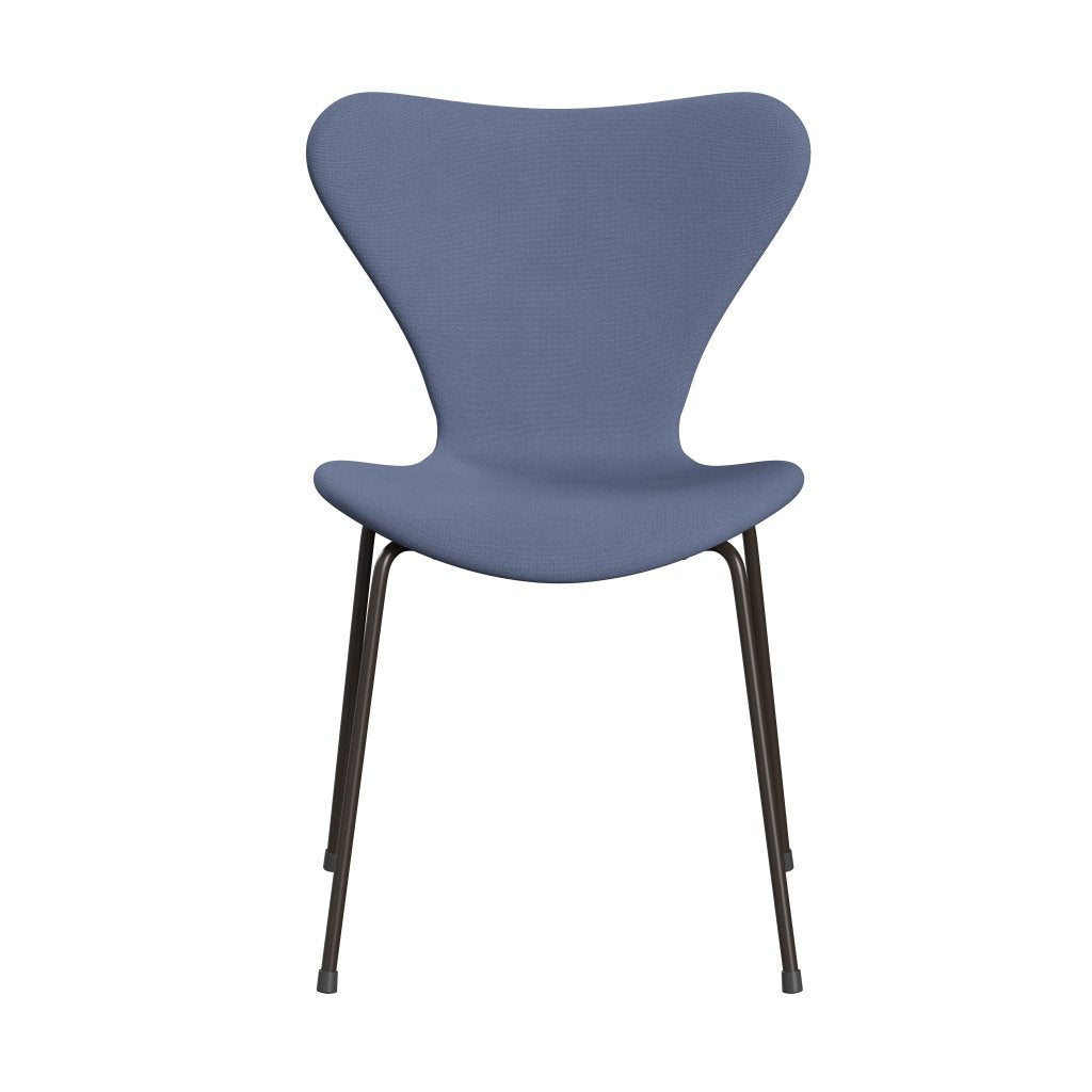 [product_category]-Fritz Hansen 3107 Chair Full Upholstery, Brown Bronze/Christianshavn Light Blue Uni-Fritz Hansen-3107FU-CH1151-DBPC-FRI-1