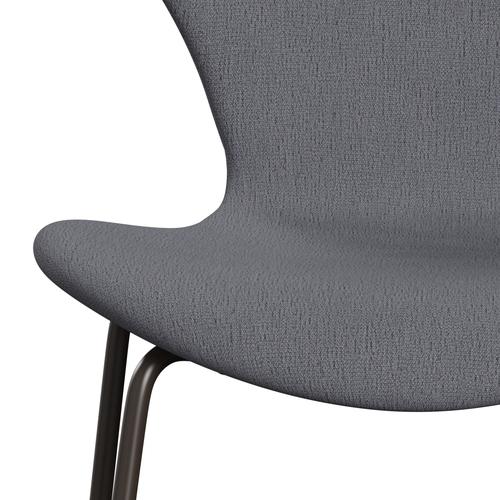 [product_category]-Fritz Hansen 3107 Chair Full Upholstery, Brown Bronze/Christianshavn Light Grey-Fritz Hansen-3107FU-CH1171-DBPC-FRI-6