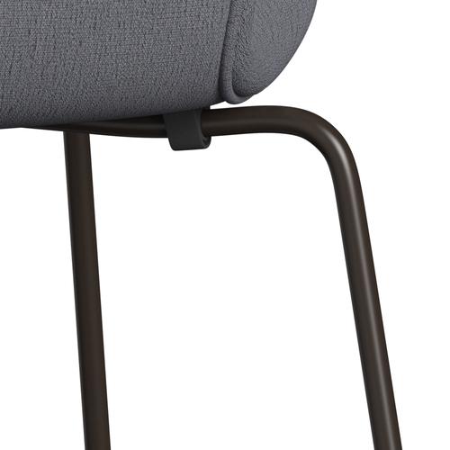 [product_category]-Fritz Hansen 3107 Chair Full Upholstery, Brown Bronze/Christianshavn Light Grey-Fritz Hansen-3107FU-CH1171-DBPC-FRI-7