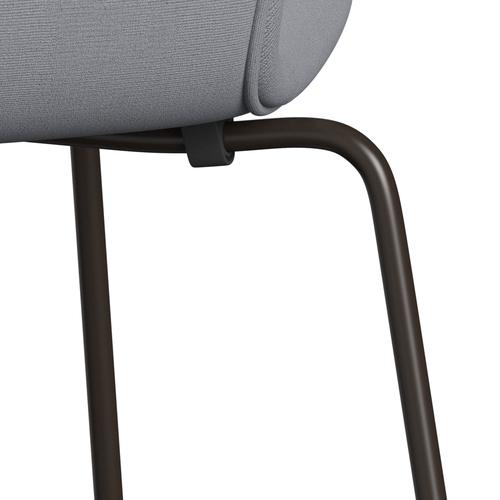 [product_category]-Fritz Hansen 3107 Chair Full Upholstery, Brown Bronze/Christianshavn Light Grey Uni-Fritz Hansen-3107FU-CH1170-DBPC-FRI-7