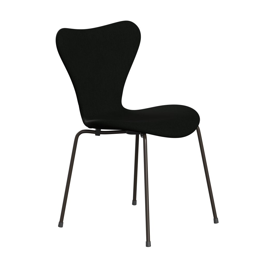 [product_category]-Fritz Hansen 3107 Chair Full Upholstery, Brown Bronze/Comfort Black (C60009)-Fritz Hansen-3107FU-C60009-DBPC-FRI-2