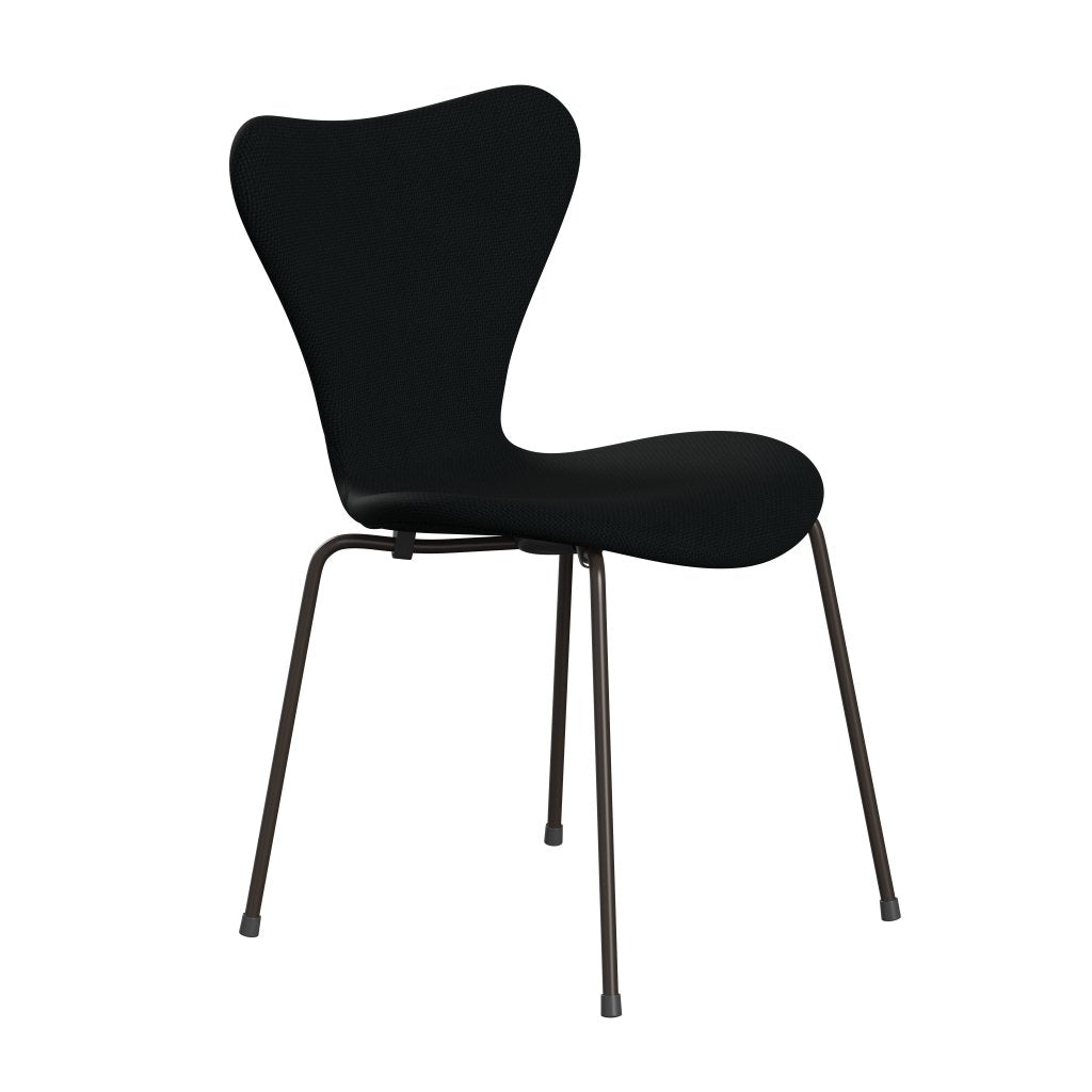 [product_category]-Fritz Hansen 3107 Chair Full Upholstery, Brown Bronze/Diablo Black-Fritz Hansen-3107FU-DIA100-DBPC-FRI-2