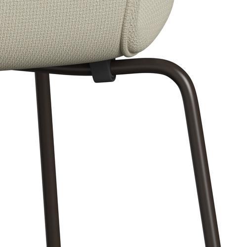 [product_category]-Fritz Hansen 3107 Chair Full Upholstery, Brown Bronze/Diablo Oatmeal-Fritz Hansen-3107FU-DIA201-DBPC-FRI-7