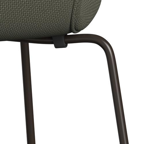 [product_category]-Fritz Hansen 3107 Chair Full Upholstery, Brown Bronze/Diablo Warm Grey-Fritz Hansen-3107FU-DIA101-DBPC-FRI-7