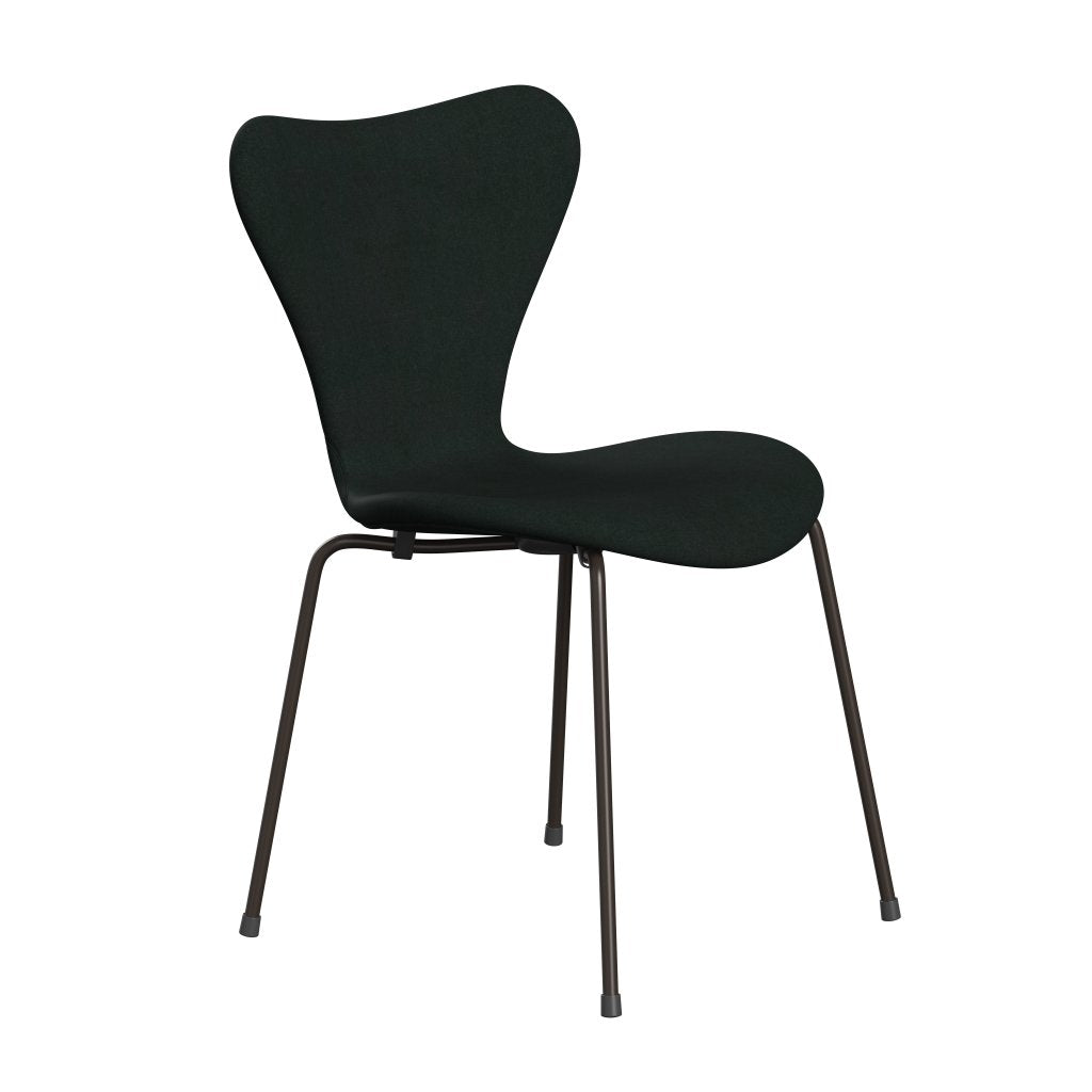 [product_category]-Fritz Hansen 3107 Chair Full Upholstery, Brown Bronze/Divina Charcoal-Fritz Hansen-3107FU-DIV181-DBPC-FRI-2