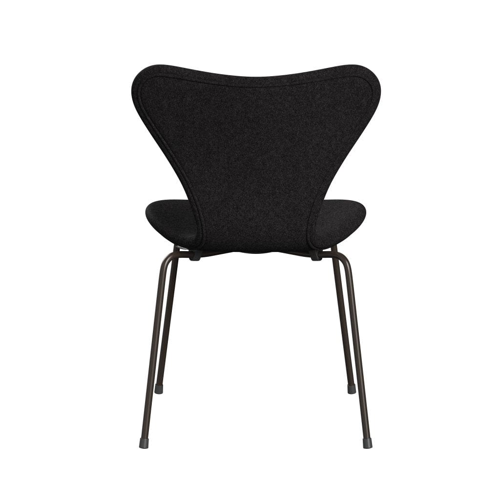 [product_category]-Fritz Hansen 3107 Chair Full Upholstery, Brown Bronze/Divina Md Dark Grey-Fritz Hansen-3107FU-DMD293-DBPC-FRI-4