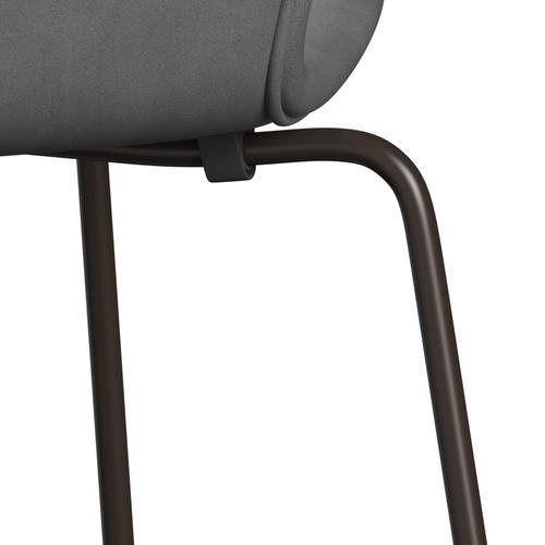 [product_category]-Fritz Hansen 3107 Chair Full Upholstery, Brown Bronze/Embrace Concrete-Fritz Hansen-3107FU-SECONC-DBPC-FRI-7