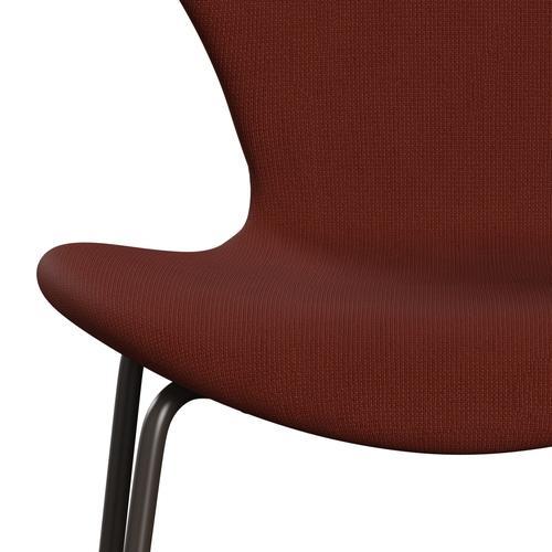 [product_category]-Fritz Hansen 3107 Chair Full Upholstery, Brown Bronze/Fame Light Brown (F63076)-Fritz Hansen-3107FU-F63076-DBPC-FRI-6