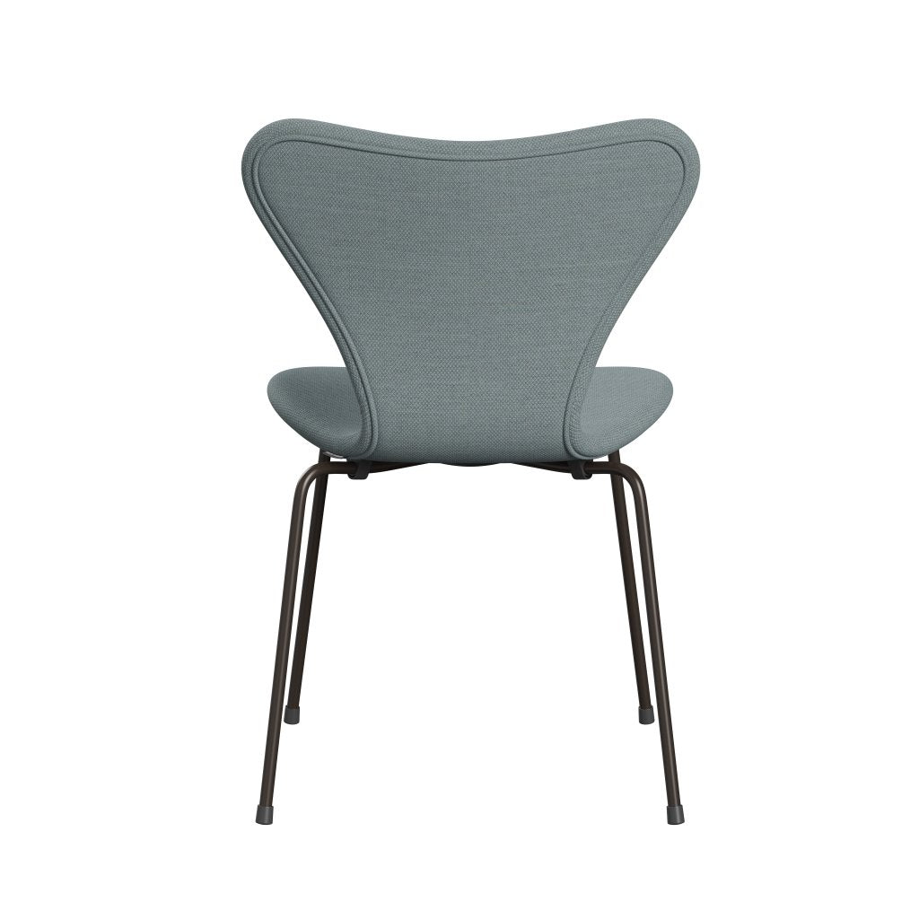[product_category]-Fritz Hansen 3107 Chair Full Upholstery, Brown Bronze/Fiord Green/Blue/Stone-Fritz Hansen-3107FU-FIO821-DBPC-FRI-4