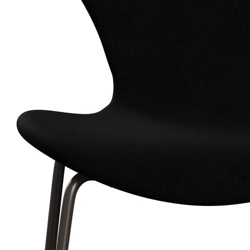 [product_category]-Fritz Hansen 3107 Chair Full Upholstery, Brown Bronze/Hallingdal Black-Fritz Hansen-3107FU-HAL190-DBPC-FRI-6