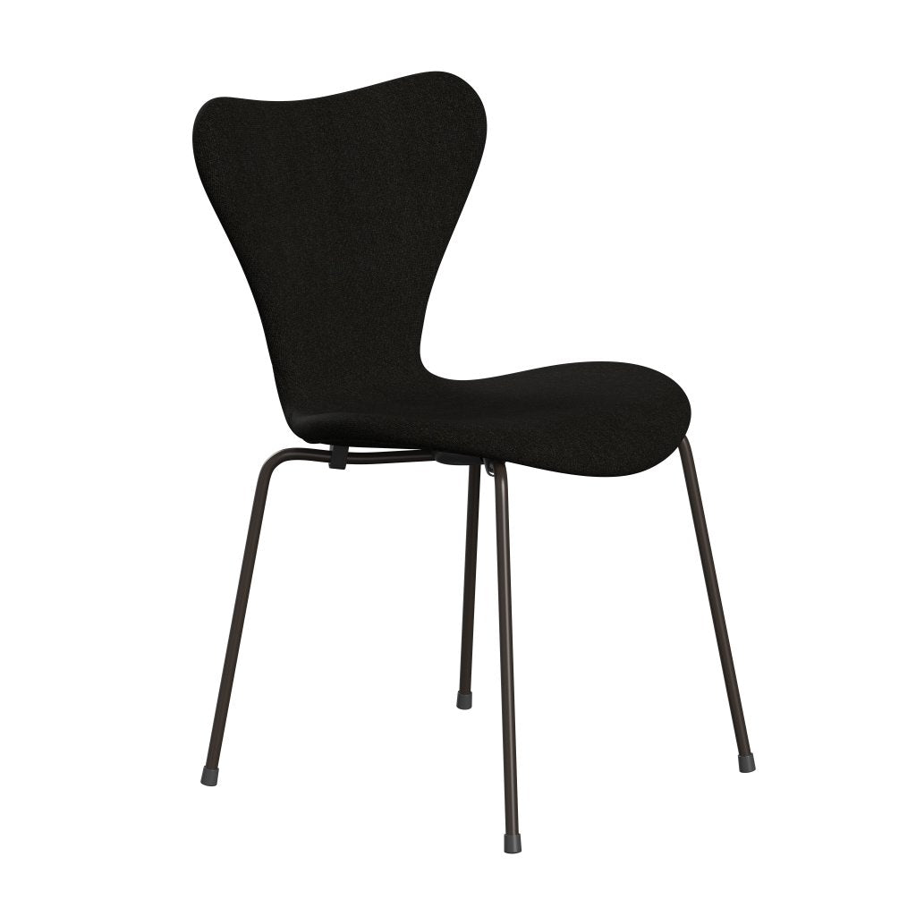 [product_category]-Fritz Hansen 3107 Chair Full Upholstery, Brown Bronze/Hallingdal Brown/Dark Grey-Fritz Hansen-3107FU-HAL376-DBPC-FRI-2