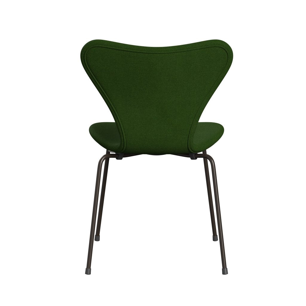 [product_category]-Fritz Hansen 3107 Chair Full Upholstery, Brown Bronze/Hallingdal Grass Green-Fritz Hansen-3107FU-HAL960-DBPC-FRI-4