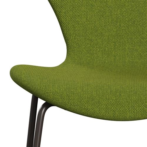 [product_category]-Fritz Hansen 3107 Chair Full Upholstery, Brown Bronze/Hallingdal Green-Fritz Hansen-3107FU-HAL980-DBPC-FRI-6