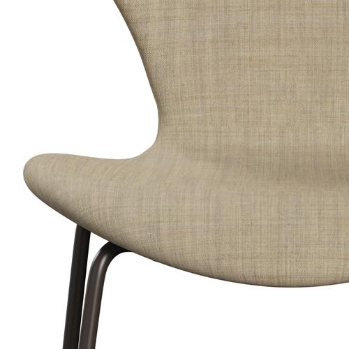 [product_category]-Fritz Hansen 3107 Chair Full Upholstery, Brown Bronze/Remix Beige (Rem223)-Fritz Hansen-3107FU-REM223-DBPC-FRI-6