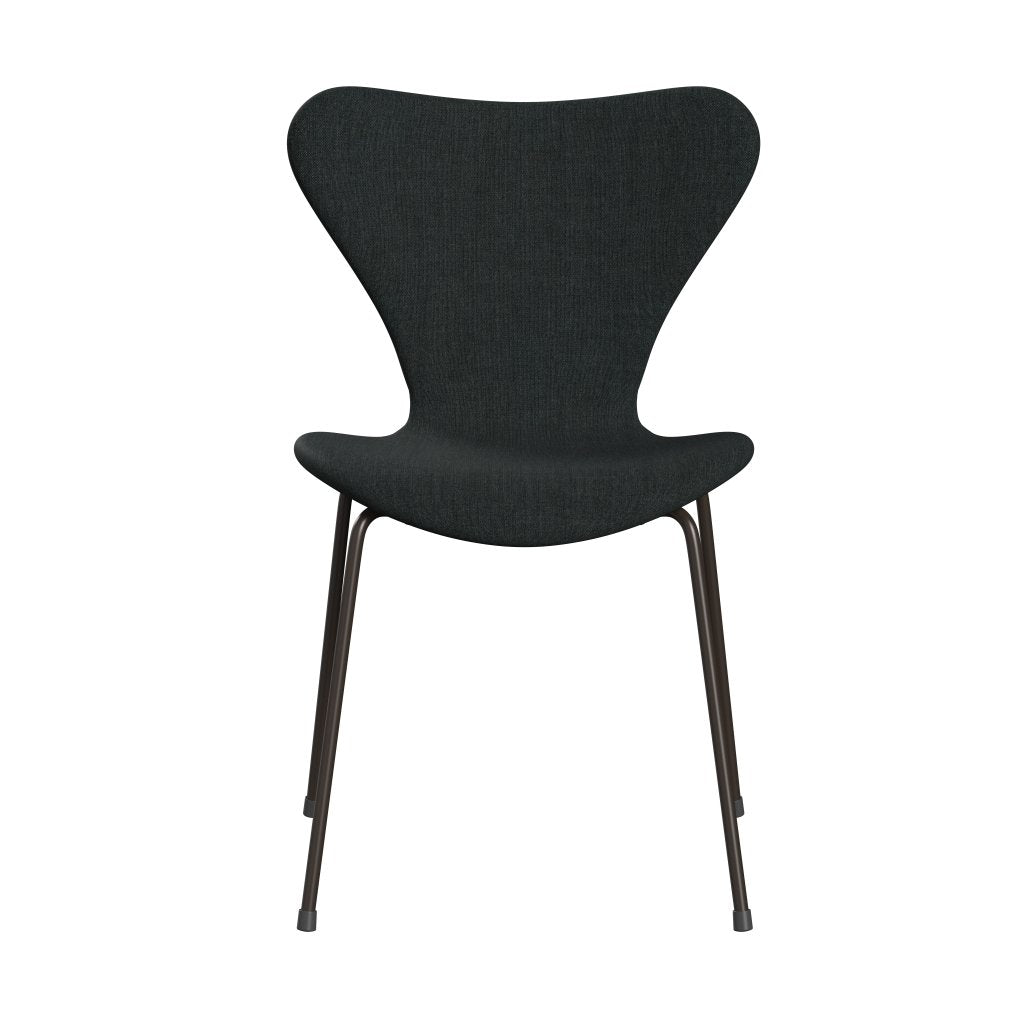 [product_category]-Fritz Hansen 3107 Chair Full Upholstery, Brown Bronze/Remix Dark Blue Grey-Fritz Hansen-3107FU-REM173-DBPC-FRI-1