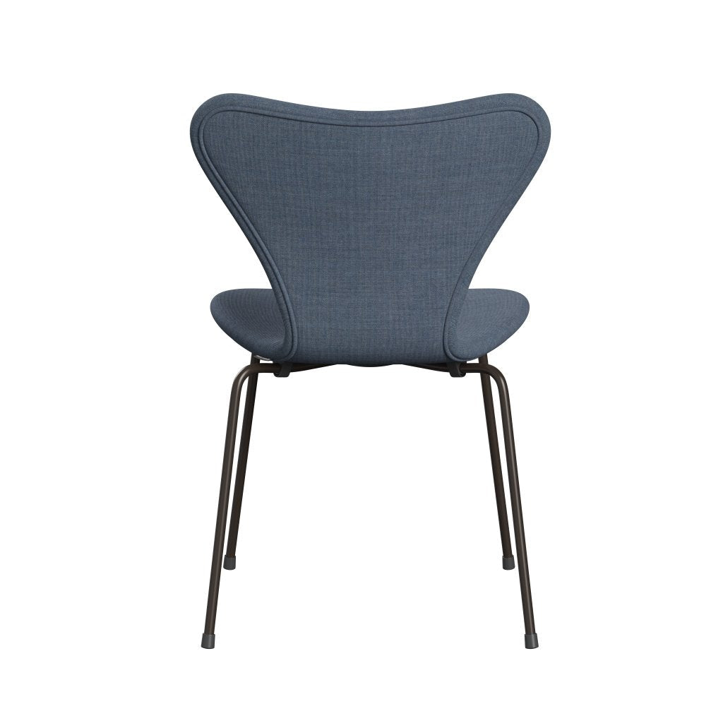 [product_category]-Fritz Hansen 3107 Chair Full Upholstery, Brown Bronze/Remix Grey (Rem733)-Fritz Hansen-3107FU-REM733-DBPC-FRI-4