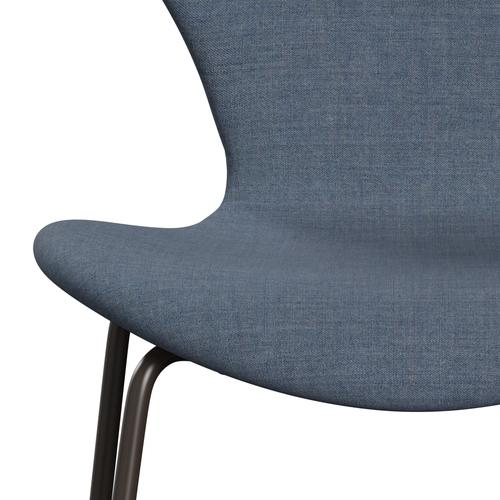 [product_category]-Fritz Hansen 3107 Chair Full Upholstery, Brown Bronze/Remix Grey (Rem733)-Fritz Hansen-3107FU-REM733-DBPC-FRI-6