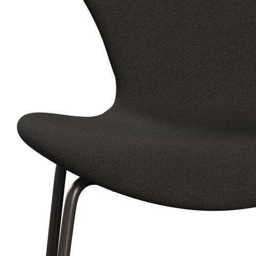 [product_category]-Fritz Hansen 3107 Chair Full Upholstery, Brown Bronze/Steelcut Brown-Fritz Hansen-3107FU-STI370-DBPC-FRI-6