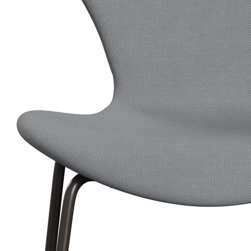 [product_category]-Fritz Hansen 3107 Chair Full Upholstery, Brown Bronze/Steelcut Light Grey-Fritz Hansen-3107FU-STI140-DBPC-FRI-6