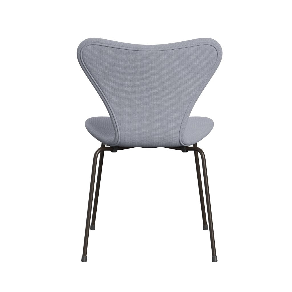 [product_category]-Fritz Hansen 3107 Chair Full Upholstery, Brown Bronze/Steelcut Mouse Grey-Fritz Hansen-3107FU-STI120-DBPC-FRI-4