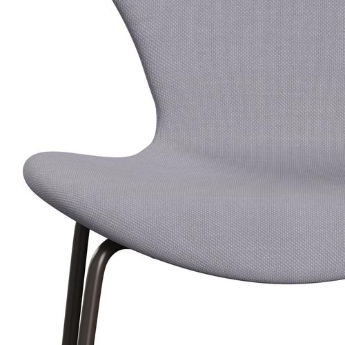 [product_category]-Fritz Hansen 3107 Chair Full Upholstery, Brown Bronze/Steelcut Siber Grey Light-Fritz Hansen-3107FU-STI135-DBPC-FRI-6