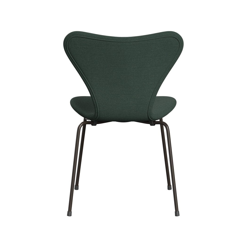 [product_category]-Fritz Hansen 3107 Chair Full Upholstery, Brown Bronze/Steelcut Trio Dusty Green-Fritz Hansen-3107FU-STR966-DBPC-FRI-4