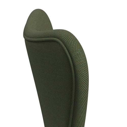 [product_category]-Fritz Hansen 3107 Chair Full Upholstery, Brown Bronze/Steelcut Trio Soft Green-Fritz Hansen-3107FU-STR946-DBPC-FRI-5