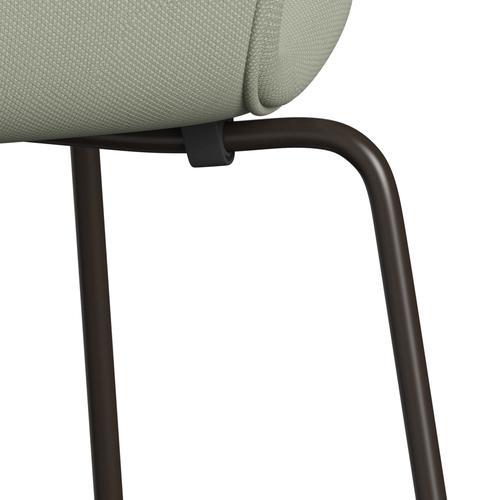 [product_category]-Fritz Hansen 3107 Chair Full Upholstery, Brown Bronze/Steelcut Turquoise Light-Fritz Hansen-3107FU-STI935-DBPC-FRI-7