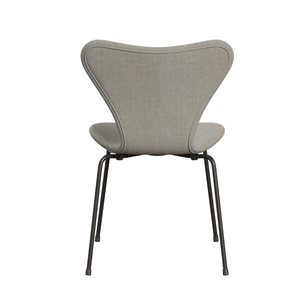 [product_category]-Fritz Hansen 3107 Chair Full Upholstery, Brown Bronze/Sunniva 2 Beige-Fritz Hansen-3107FU-SV717-DBPC-FRI-4