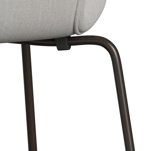 [product_category]-Fritz Hansen 3107 Chair Full Upholstery, Brown Bronze/Sunniva 2 Canvas Natural-Fritz Hansen-3107FU-SV223-DBPC-FRI-7